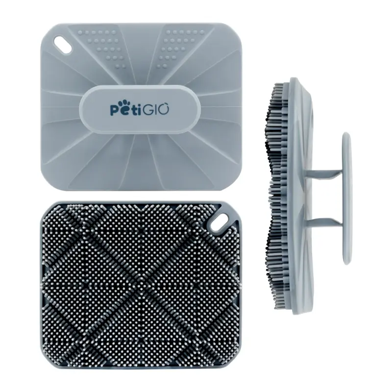 Peti-to-Care silicone pet care brush PETI-400